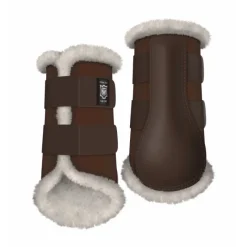 MATTES Guêtres de dressage cheval doublées en mouton antérieurs personnalisables -< Guêtres Antérieures