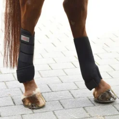 COVALLIERO Guêtres de dressage intégrales cheval x 4< Guêtres Postérieures|Guêtres Antérieures