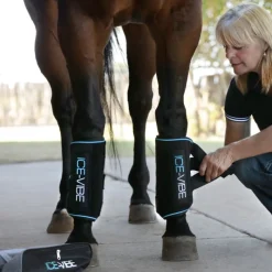 HORSEWARE Guêtres massantes cheval Ice-Vibe -< Equipement Concours|Protections Thérapeutiques Chevaux