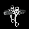 WALDHAUSEN Hackamore cuir branches courtes inox -< Mors Cheval
