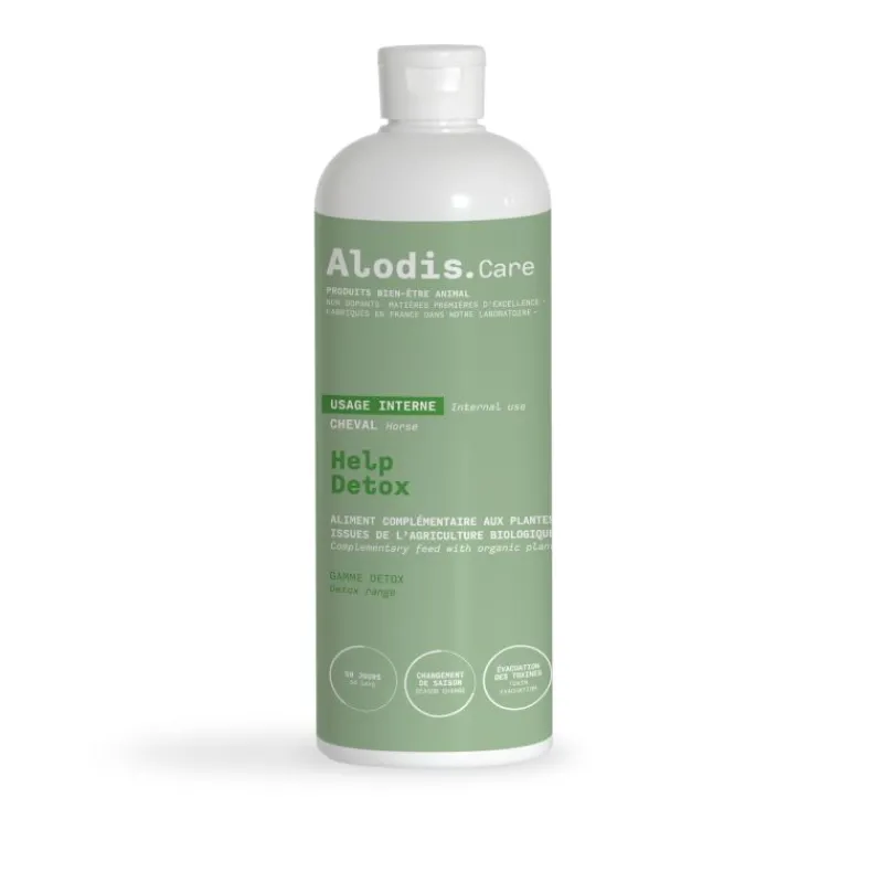 ALODIS CARE Help Detox - Complément détox cheval -< Drainant Hépatique Cheval|Drainant Rénal Cheval