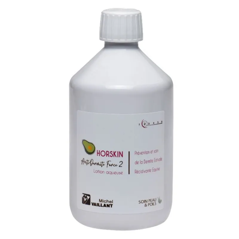 MICHEL VAILLANT Horskin Lotion Anti-dermite cheval Force 2 -< Dermite Estivale Cheval|Dermite Estivale Cheval