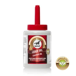 LEOVET Huile cuir équitation avec applicateur 450 ml -< Soins Cuir Et Synthétique