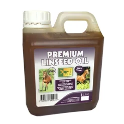 TRM Huile de lin chevaux peau et digestion 1 L -< Huile De Lin|Complément Peau Cheval