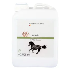 WALDHAUSEN Huile de Lin digestion cheval 2.5 L -< Huile De Lin|Complément Peau Cheval