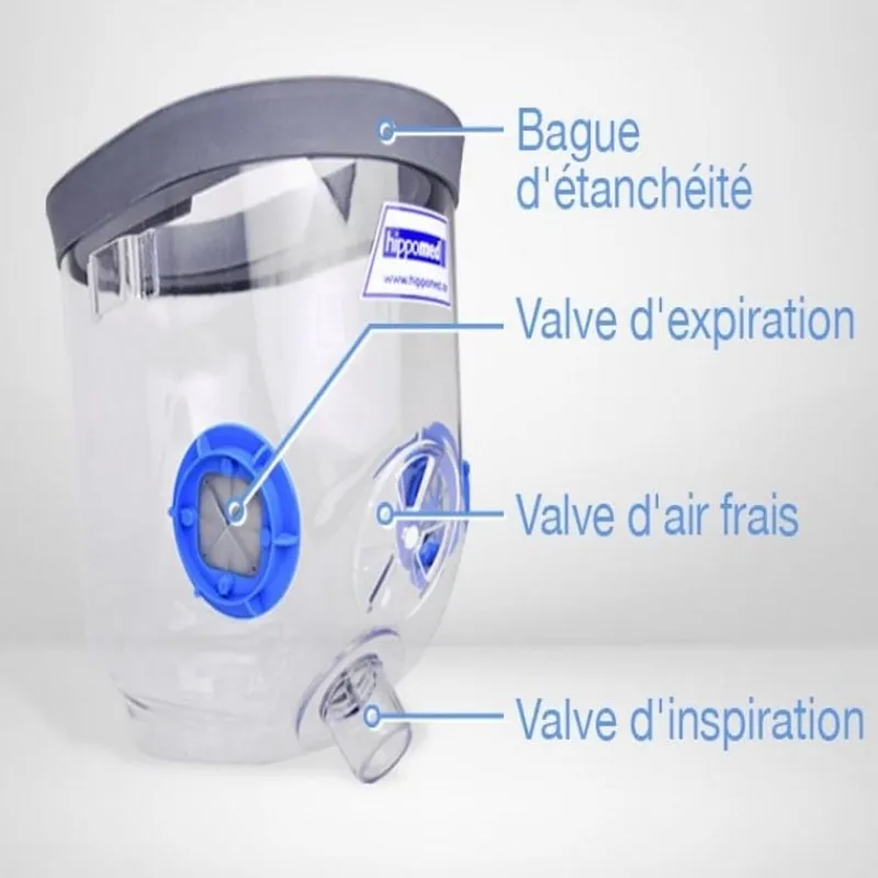 AIR ONE Inhalateur à ultrasons cheval complet sur secteur - Hippomed< Nebulisateur Et Inhalateur Cheval|Accessoires Thérapeutiques