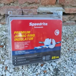 SPEEDRITE Isolateur annulaire Jumbo Ring blanc clôture cheval lot de 25 -< Isolateur Clôture Chevaux