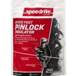 SPEEDRITE Isolateur goupille clôture cheval lot de 25 -< Isolateur Clôture Chevaux