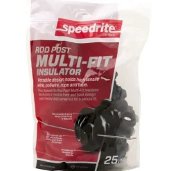 SPEEDRITE Isolateur W Multi-Fit pour piquet rond clôture cheval lot de 25 -< Isolateur Clôture Chevaux