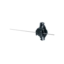 SPEEDRITE Isolateur W noir pour piquet en bois clôture cheval lot de 25 -< Isolateur Clôture Chevaux