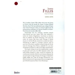 EQUIBOOKS James Fillis, l'écuyer de l'Europe - Belin< Librairie Equibooks