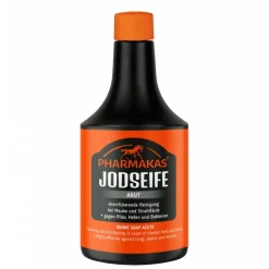 PHARMAKAS Jodseife Akut savon iode désinfectant cheval povidone -< Désinfectant Et Cicatrisant Cheval|Produits Gale De Boue Et Crevasses Cheval