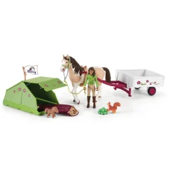 SCHLEICH Kit Aventure au camping de Sarah - Horse Club -< Idées Cadeaux|Horse Club Schleich