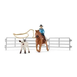 SCHLEICH Kit Equipe de Cowboy et leurs lassos -< Horse Club Schleich