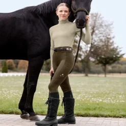 ELT Legging équitation chaud enfant et adulte hiver Ella -<Femme Equipement Équitation Pas Cher|Equipement Froid Et Pluie