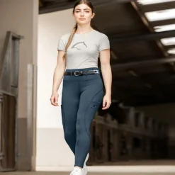 ELT Legging équitation femme taille haute Hanna fond silicone -<Femme Pantalon Équitation Femme