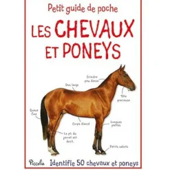 EQUIBOOKS Les chevaux et poneys - Petit guide de poche - Piccolia< Librairie Equibooks