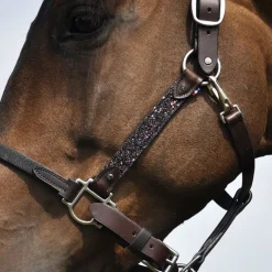 IHWT Licol cheval cuir Elegance Disco -< Licols
