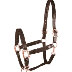 WALDHAUSEN Licol cheval cuir et toile Mix Star -< Licols