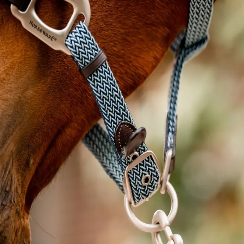HORSEWARE Licol cheval cuir tresse Signature -< Licols