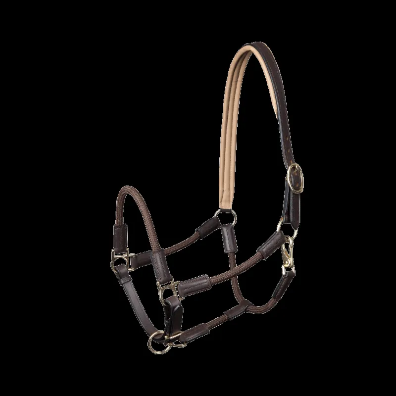 WALDHAUSEN Licol cheval en cuir corde Nevada -< Licols