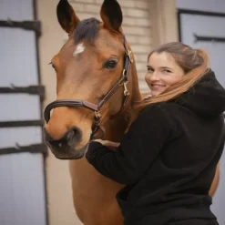 PADDOCK SPORTS Licol cuir cheval 3 mousquetons -< Licols