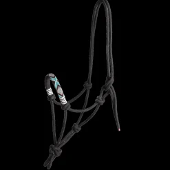 WALDHAUSEN Licol éthologique cheval à noeuds design perles -< Licols