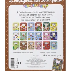 EQUIBOOKS L'imagerie des tout petits : Au poney-club - Carnet d'autocollants - Fleurus< Librairie Equibooks