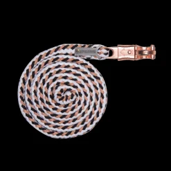 WALDHAUSEN Longe tressée mousqueton de sécurité rosé Shine 2m -< Longes