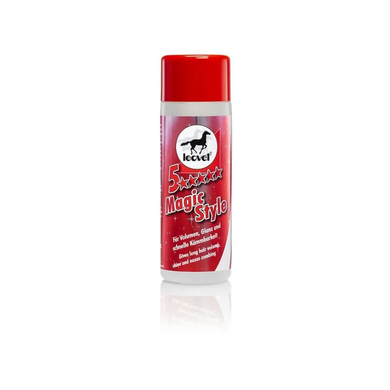 LEOVET Magic Style 5* - Gel démêlant crins cheval -< Lustrant Démêlant Pour Chevaux