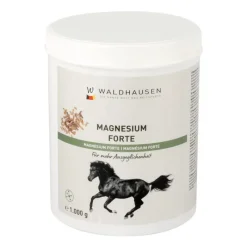 WALDHAUSEN Magnésium cheval Forte 1 kg -< Anti-Stress Cheval Non Dopant|Magnésium Cheval