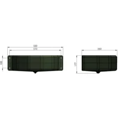 STABLE PRO Mangeoire synthétique cheval 25 L< Mangeoires À Fixer