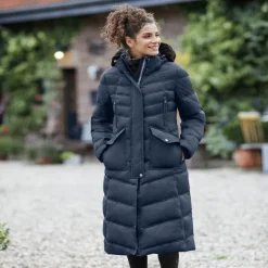 ELT Manteau long équitation femme Saphira -<Femme Veste Et Manteau Équitation Femme