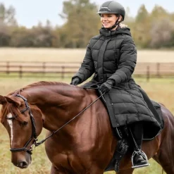 ELT Manteau équitation femme long thermique Saphira Advance -<Femme Veste Et Manteau Équitation Femme