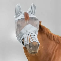WALDHAUSEN Masque anti-mouche anti-UV cheval à franges Premium -< Masques Anti-Uv Cheval|Masque Anti-Mouche Cheval