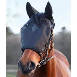 EQUILIBRIUM Masque anti-mouche anti-uv cheval de travail Net Relief -< Uveite Cheval|Masque Et Couverture Anti-Uv Cheval