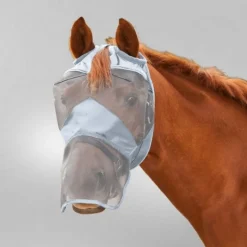 WALDHAUSEN Masque anti-mouche anti-UV intégral cheval sans oreilles cheval Premium -< Masques Anti-Uv Cheval|Masque Anti-Mouche Cheval