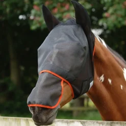 EQUILIBRIUM Masque anti-mouche anti-uv cheval intégral Max -< Uveite Cheval|Masque Et Couverture Anti-Uv Cheval