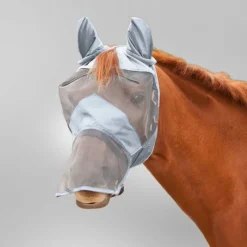 WALDHAUSEN Masque anti-mouche anti-uv cheval intégral avec oreilles Premium -< Masques Anti-Uv Cheval|Masque Anti-Mouche Cheval