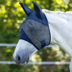 STABLE PRO Masque anti-mouche anti-uv cheval avec oreilles< Masques Anti-Uv Cheval|Masque Anti-Mouche Cheval