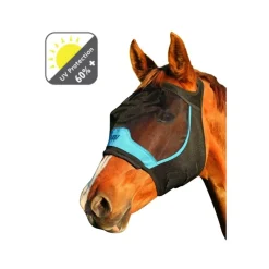 WOOF WEAR Masque anti-mouche anti-uv cheval sans oreilles -< Uveite Cheval|Masque Et Couverture Anti-Uv Cheval
