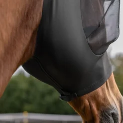 STABLE PRO Masque anti-mouche cheval FinoStretch Zipper< Masque Anti-Mouche Cheval|Masque Anti-Mouche Cheval