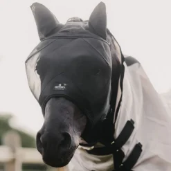 KENTUCKY HORSEWEAR Masque anti-mouche cheval Classic avec oreilles - Kentucky< Masque Anti-Mouche Cheval|Masque Anti-Mouche Cheval