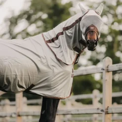 KENTUCKY HORSEWEAR Masque anti-mouche cheval Classic avec oreilles - Kentucky< Masque Anti-Mouche Cheval|Masque Anti-Mouche Cheval