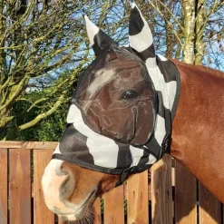 BUCAS Masque anti-mouche cheval anti-uv avec oreilles Deluxe -< Masques Anti-Uv Cheval|Masque Anti-Mouche Cheval