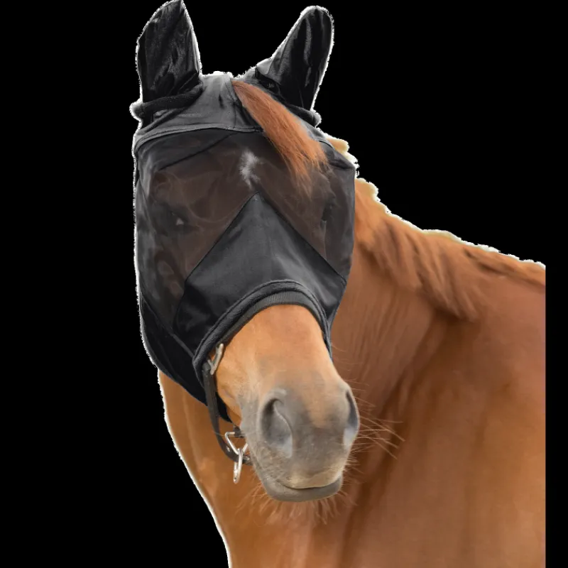 WALDHAUSEN Masque anti-mouche cheval 3 en 1 Premium -< Masque Anti-Mouche Cheval|Masque Anti-Mouche Cheval