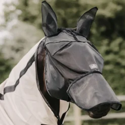 KENTUCKY HORSEWEAR Masque anti-mouche cheval Classic intégral - Kentucky< Masque Anti-Mouche Cheval|Masque Anti-Mouche Cheval