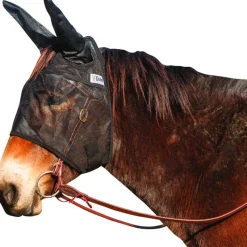 CASHEL Masque anti-mouche de travail Mule/âne Quiet Ride -< Masque Anti-Mouche Cheval|Masque Anti-Mouche Cheval