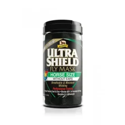 ABSORBINE Masque anti-mouche et anti-uv sans oreilles Ultra Shield -< Uveite Cheval|Masque Et Couverture Anti-Uv Cheval