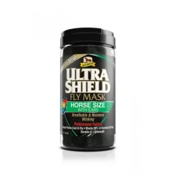 ABSORBINE Masque anti-mouche et anti-UV cheval Ultra Shield -< Uveite Cheval|Masque Et Couverture Anti-Uv Cheval